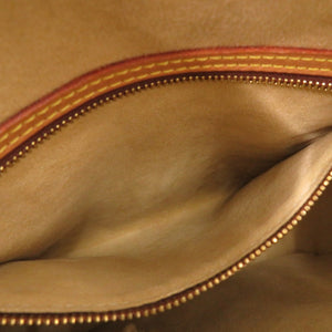 美品 ルイ ヴィトン ルーピングGM モノグラム M51145 ブラウン ショルダーバッグ LV 0895【中古】LOUIS VUITTON