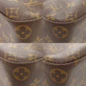 美品 ルイ ヴィトン ルーピングGM モノグラム M51145 ブラウン ショルダーバッグ LV 0895【中古】LOUIS VUITTON