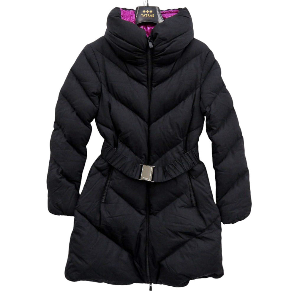 未使用 タトラス NATTE ナッテ LTLA22A4245-D サイズ2 ダウン フェザー ブラック ダウンジャケット 黒 0906【中古】TATRAS