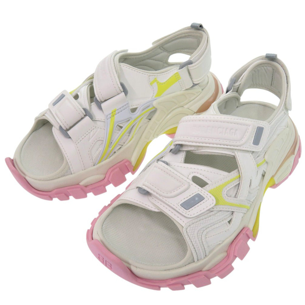 新品同様 バレンシアガ MULTIC SANDAL 617543 W3AR2 7540 サンダル ラバー ファブリック マルチカラー 0911【中古】BALENCIAGA