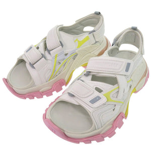 新品同様 バレンシアガ MULTIC SANDAL 617543 W3AR2 7540 サンダル ラバー ファブリック マルチカラー 0911【中古】BALENCIAGA