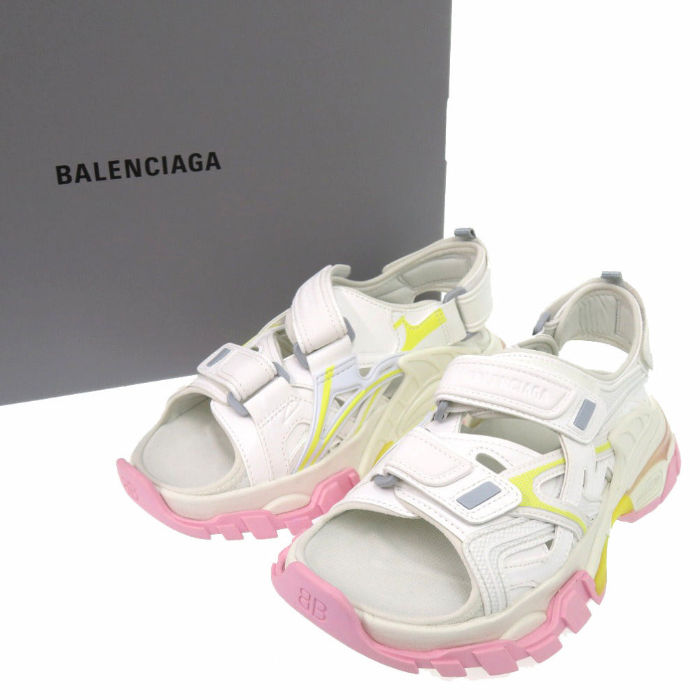 新品同様 バレンシアガ MULTIC SANDAL 617543 W3AR2 7540 サンダル ラバー ファブリック マルチカラー 0911【中古】BALENCIAGA