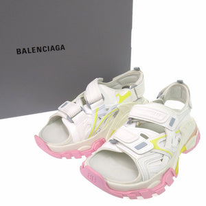 新品同様 バレンシアガ MULTIC SANDAL 617543 W3AR2 7540 サンダル ラバー ファブリック マルチカラー 0911【中古】BALENCIAGA