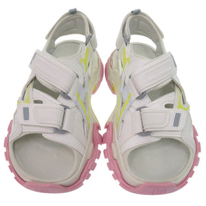 新品同様 バレンシアガ MULTIC SANDAL 617543 W3AR2 7540 サンダル ラバー ファブリック マルチカラー 0911【中古】BALENCIAGA