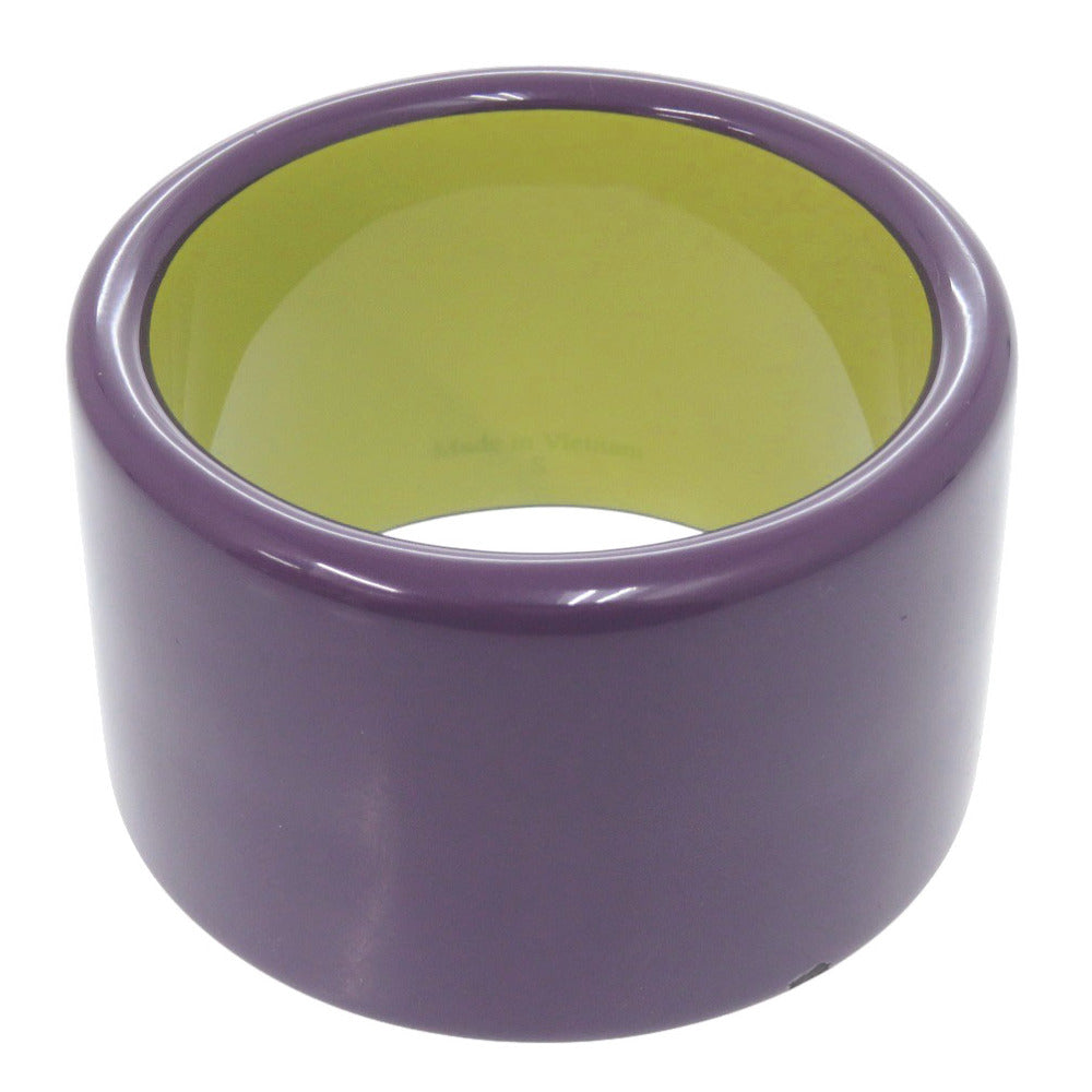 エルメス ラッカー パープル バングル 紫 0931【中古】HERMES