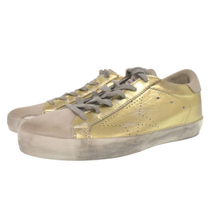 未使用 ゴールデングース スーパースター G32WS590.E69 サイズ36 23.5cm レザー ゴールド スニーカー 0932【中古】GOLDEN GOOSE