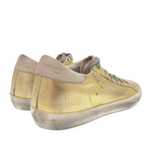 未使用 ゴールデングース スーパースター G32WS590.E69 サイズ36 23.5cm レザー ゴールド スニーカー 0932【中古】GOLDEN GOOSE
