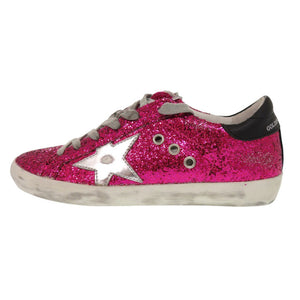 未使用 ゴールデングース スーパースター グリッター サイズ36 23.5cm G32WS590.G45 レザー ピンク スニーカー 0933【中古】GOLDEN GOOSE