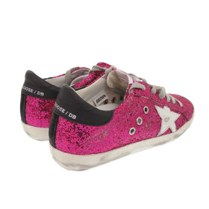 未使用 ゴールデングース スーパースター グリッター サイズ36 23.5cm G32WS590.G45 レザー ピンク スニーカー 0933【中古】GOLDEN GOOSE