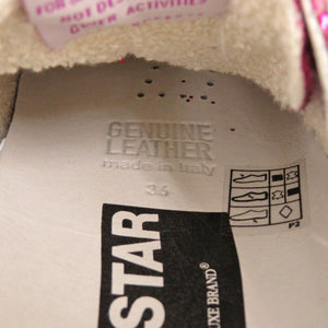 未使用 ゴールデングース スーパースター グリッター サイズ36 23.5cm G32WS590.G45 レザー ピンク スニーカー 0933【中古】GOLDEN GOOSE