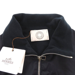 未使用品 エルメス ウォームアップ フリースジャケット 800165E ナイロンジャケット ネイビー 0935【中古】HERMES