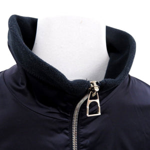 未使用品 エルメス ウォームアップ フリースジャケット 800165E ナイロンジャケット ネイビー 0935【中古】HERMES