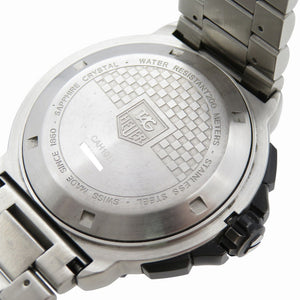 タグホイヤー フォーミュラ1 グランドデイト クロノグラフ CAH1011.BA0854 クオーツ 腕時計 SS シルバー文字盤 0963【中古】TAG HEUER メンズ