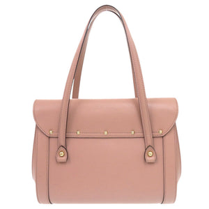 美品 グッチ バンブー 338989 レザー ピンクベージュ ハンドバッグ 0964【中古】GUCCI
