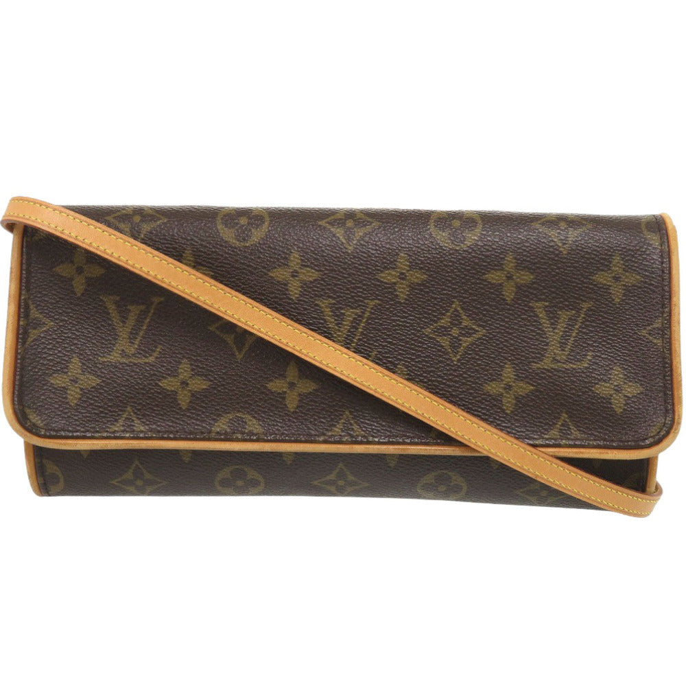 ルイ ヴィトン ポシェットツインGM モノグラム M51852 ショルダーバッグ LV 0970【中古】LOUIS VUITTON