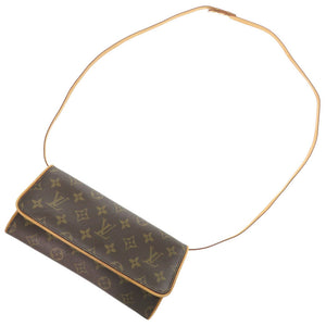 ルイ ヴィトン ポシェットツインGM モノグラム M51852 ショルダーバッグ LV 0970【中古】LOUIS VUITTON