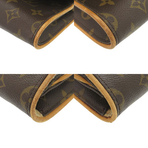 ルイ ヴィトン ポシェットツインGM モノグラム M51852 ショルダーバッグ LV 0970【中古】LOUIS VUITTON