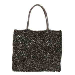 美品 アンテプリマ スタンダード スクエア ラージ ワイヤー ブラック ハンドバッグ 黒 0972【中古】ANTEPRIMA