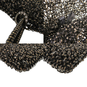 美品 アンテプリマ スタンダード スクエア ラージ ワイヤー ブラック ハンドバッグ 黒 0972【中古】ANTEPRIMA