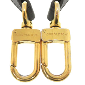 美品 ルイ ヴィトン ショルダーストラップ レザー ブラック 黒 LV 0973【中古】LOUIS VUITTON