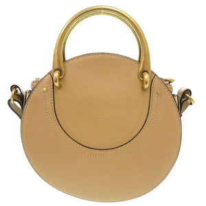 新品同様 クロエ ピクシー 3S1331-HGP レザー スエード ベージュ 2WAY ショルダー ハンドバッグ 0974【中古】Chloe