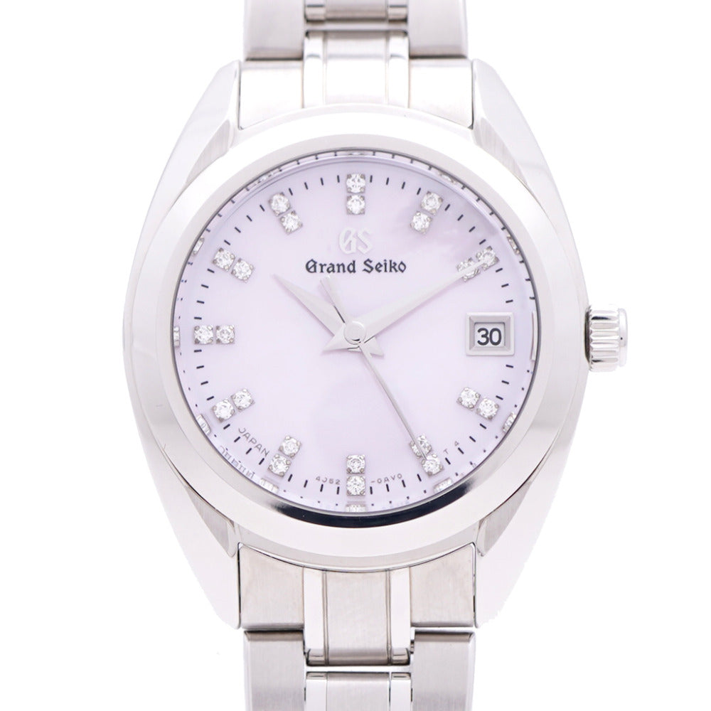 新品同様 セイコー グランドセイコー エレガンスコレクション インデックスダイヤ22石 シェル文字盤 STGF277 / 4J52-0AC0 クオーツ 腕時計 ピンク 0977【中古】SEIKO レディース