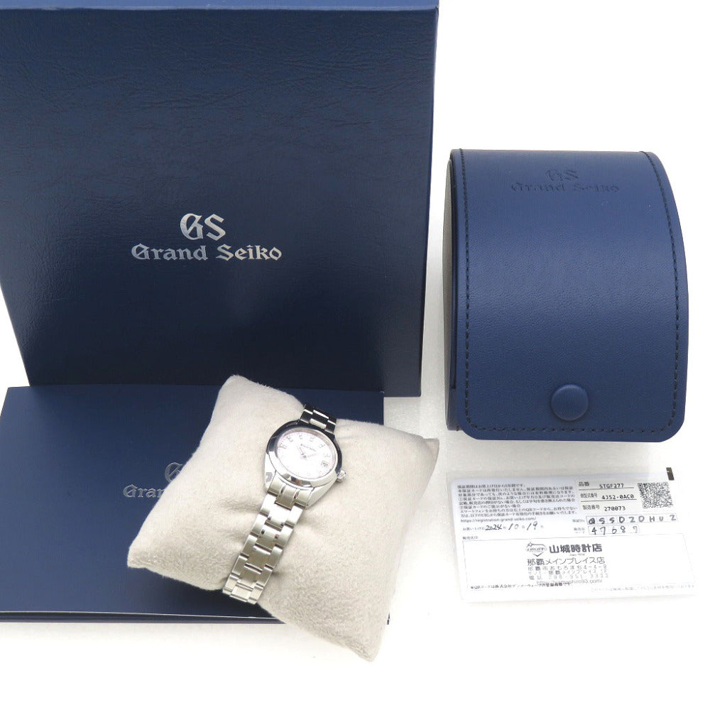 新品同様 セイコー グランドセイコー エレガンスコレクション インデックスダイヤ22石 シェル文字盤 STGF277 / 4J52-0AC0 クオーツ 腕時計 ピンク 0977【中古】SEIKO レディース