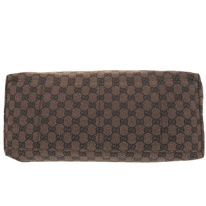 新品同様 グッチ 272350 GGキャンバス レザー ブラウン ショルダーバッグ 茶 0988【中古】GUCCI メンズ