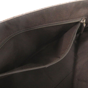 新品同様 グッチ 272350 GGキャンバス レザー ブラウン ショルダーバッグ 茶 0988【中古】GUCCI メンズ