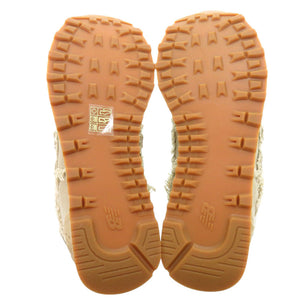 未使用品 ミュウミュウ × ニューバランス 574 158692 サイズ35 1/2 キャンバス ベージュ スニーカー 0989【中古】MIUMIU