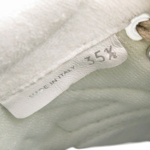 未使用品 ミュウミュウ × ニューバランス 574 158692 サイズ35 1/2 キャンバス ベージュ スニーカー 0989【中古】MIUMIU