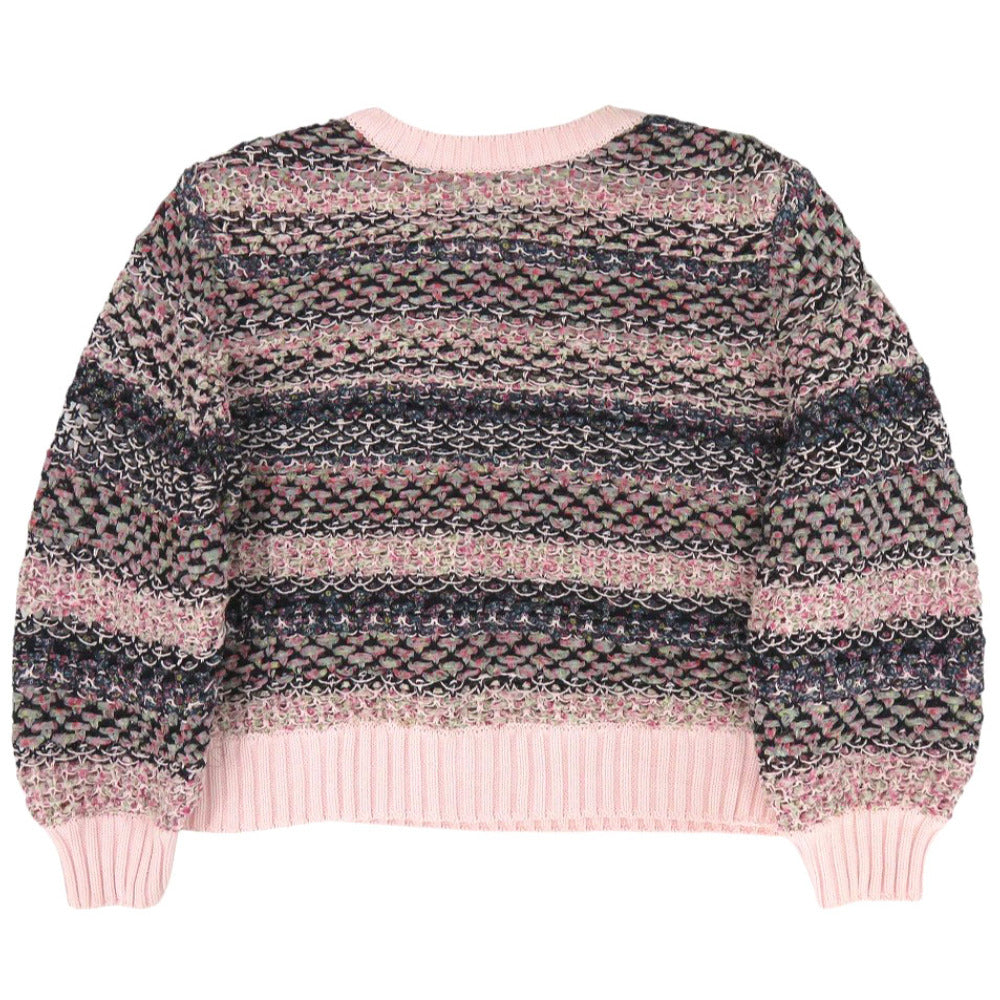 美品 シャネル P51676K06665 サイズ38 コットン ピンク ニット 1018【中古】CHANEL