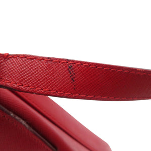 サルヴァトーレフェラガモ ガンチーニ AQ-21 0160 レザー ゴールド金具 レッド 2WAY ハンドバッグ ショルダーバッグ 1028【中古】Salvatore Ferragamo