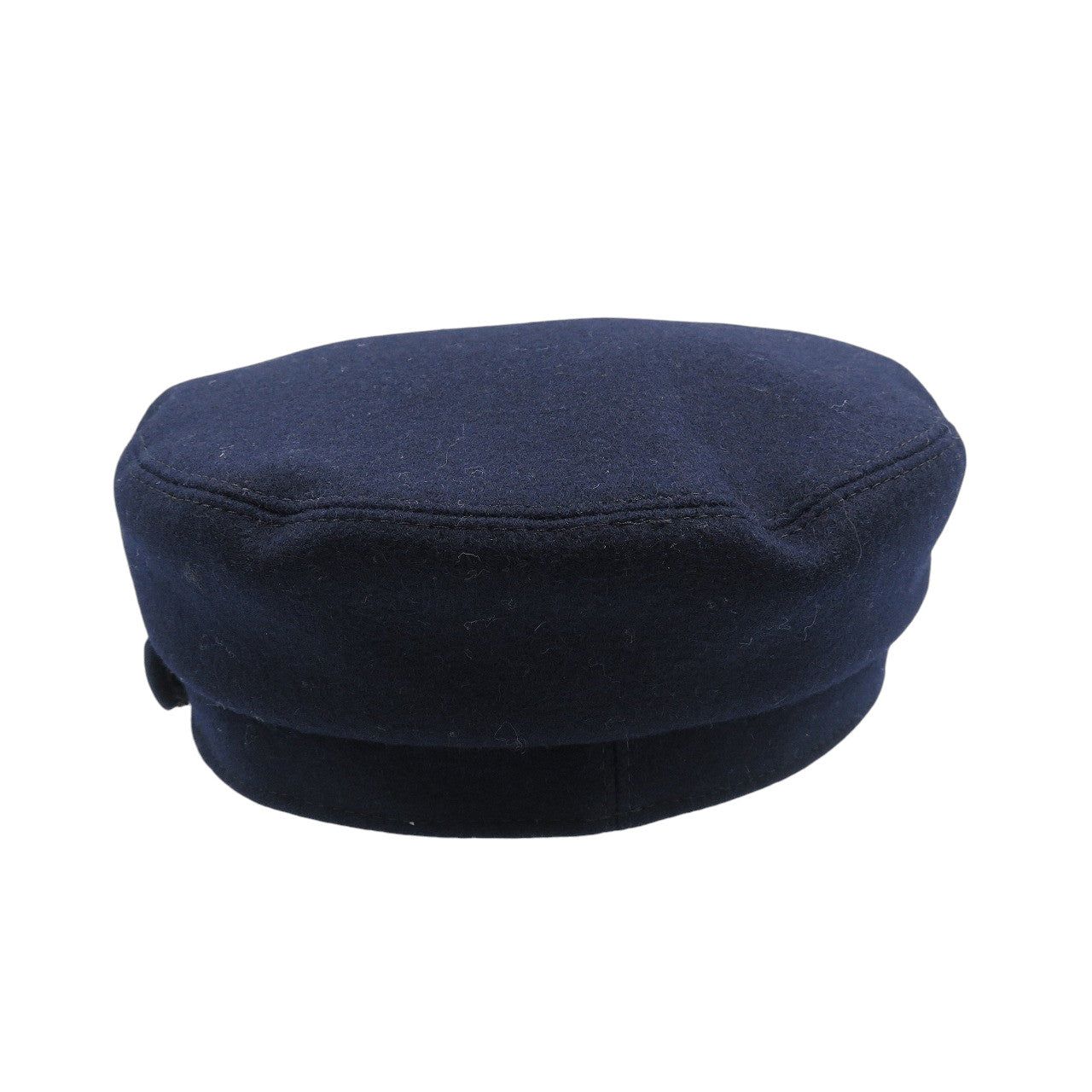 未使用 シャネル A76379 Sサイズ ウール ネイビー キャスケット 帽子 1073【中古】CHANEL