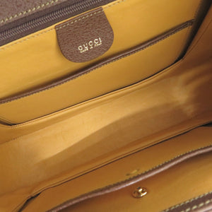 美品 グッチ バンブー 2WAY 000 926 0633 レザー ブラウン ハンドバッグ 茶 1074【中古】GUCCI