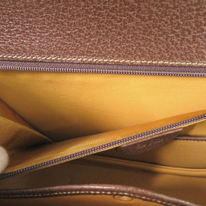 美品 グッチ バンブー 2WAY 000 926 0633 レザー ブラウン ハンドバッグ 茶 1074【中古】GUCCI