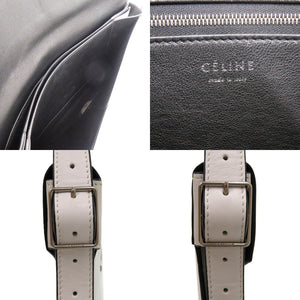 セリーヌ ダイヤモンドショルダーバッグ ハラコ レザー ブラウン ショルダーバッグ 1078【中古】CELINE