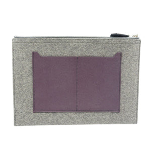 美品 エルメス トゥードゥー29 ヴォーエプソン フェルト シルバー金具 グリモワイヤン ブルーインディゴ レザン D刻印 クラッチバッグ 1088【中古】HERMES