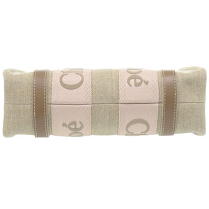 未使用 クロエ 2WAY ウッディ スモール CHC23AS397 キャンバス ブラウン トートバッグ ショルダーバッグ 茶 1113【中古】Chloe