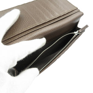 未使用 グッチ ティアン 427011 バード 鳥 GGスプリーム レザー シルバー金具 ベージュ 二つ折り長財布 1127【中古】GUCCI