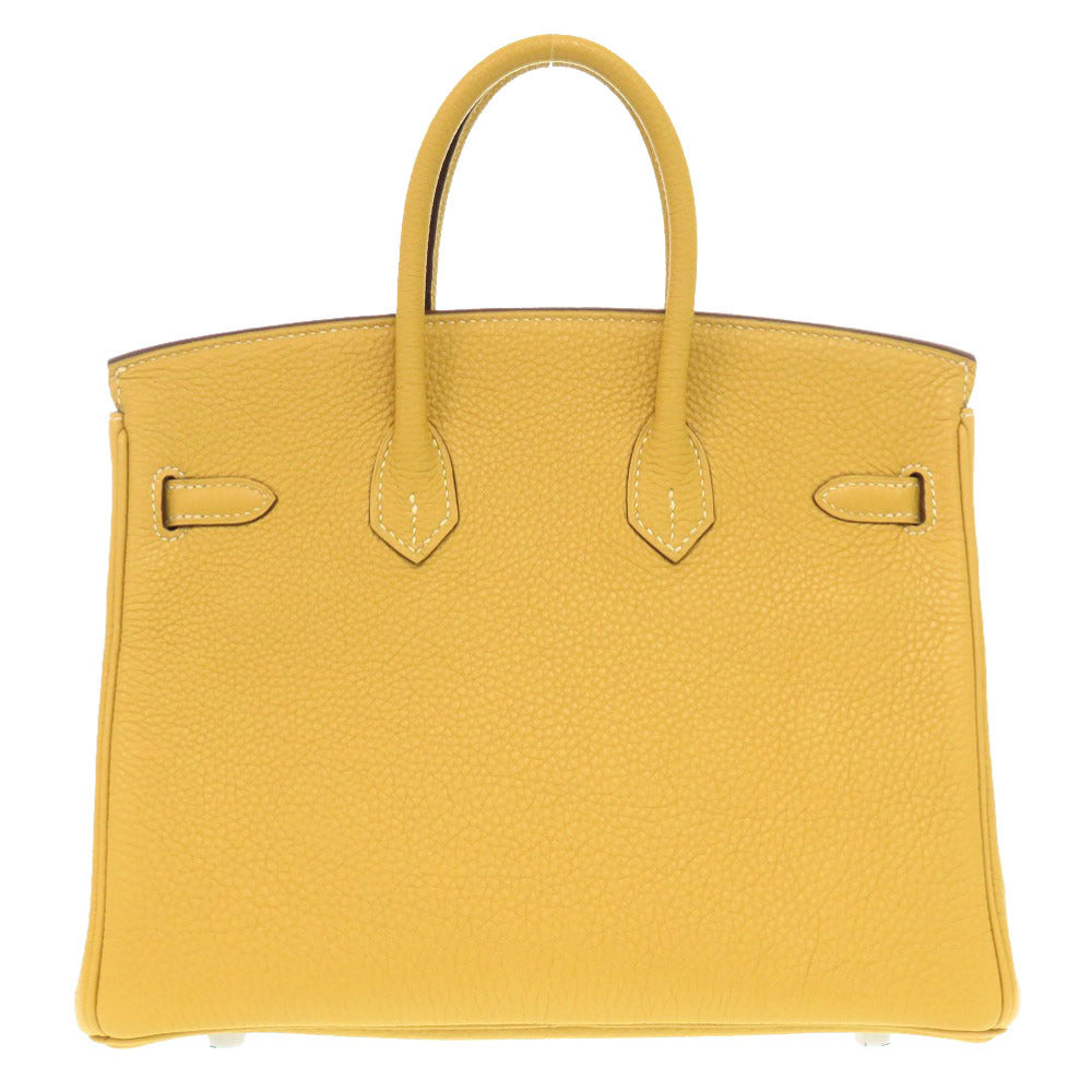 未使用 エルメス バーキン25 トゴ カリー シルバー金具 □L刻印 ハンドバッグ 1131 【中古】 HERMES