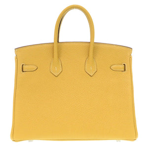 未使用 エルメス バーキン25 トゴ カリー シルバー金具 □L刻印 ハンドバッグ 1131 【中古】 HERMES