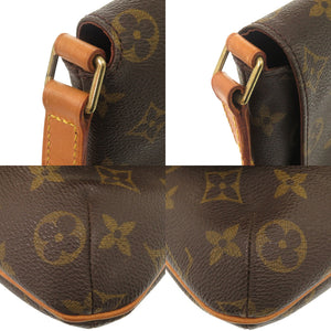ルイ ヴィトン ミュゼットサルサ ショートストラップ モノグラム M51258 ブラウン ショルダーバッグ LV 1161【中古】LOUIS VUITTON