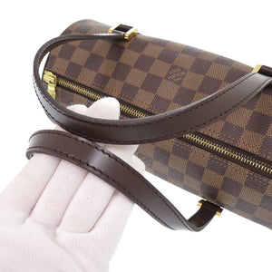 美品 ルイ ヴィトン パピヨン26 ダミエ エベヌ N51304 ハンドバッグ LV 1164【中古】LOUIS VUITTON