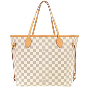 美品 ルイ ヴィトン ネヴァーフルMM ダミエ アズール N51107 トートバッグ LV 1170 【中古】 LOUIS VUITTON