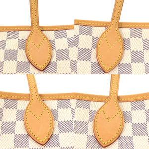 美品 ルイ ヴィトン ネヴァーフルMM ダミエ アズール N51107 トートバッグ LV 1170 【中古】 LOUIS VUITTON