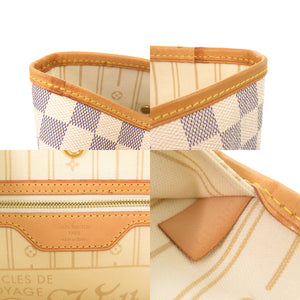 美品 ルイ ヴィトン ネヴァーフルMM ダミエ アズール N51107 トートバッグ LV 1170 【中古】 LOUIS VUITTON