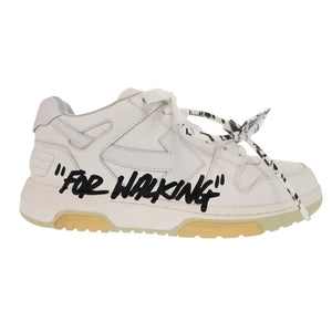 未使用 オフホワイト Out Of Office For Walking 25cm OMIA189R32LEA0020101 レザー ホワイト スニーカー 白 1180【中古】OFF-WHITE