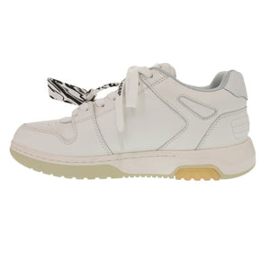 未使用 オフホワイト Out Of Office For Walking 25cm OMIA189R32LEA0020101 レザー ホワイト スニーカー 白 1180【中古】OFF-WHITE