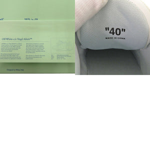 未使用 オフホワイト Out Of Office For Walking 25cm OMIA189R32LEA0020101 レザー ホワイト スニーカー 白 1180【中古】OFF-WHITE